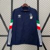 2024 Italy Windbreaker Navy blue Soccer Jersey