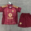 24/25 Roma Home Soccer Jersey Kids Size Suit