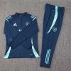 24/25 Arsenal Half-Pull Training Suit Royal blue Football Shirt Set