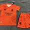 24/25 Real Madrid Y-3 Special Edition Orange Football Shirt Kids Size Suit