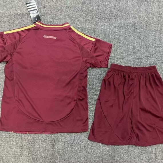24/25 Roma Home Soccer Jersey Kids Size Suit