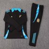 2024 Argentina Half-Pull Training Suit Black Football Shirt Set