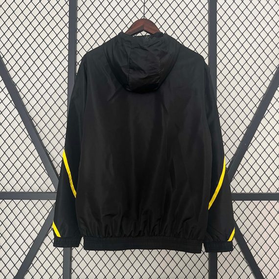 24/25 Dortmund Windbreaker Black Football Shirt Set