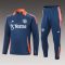 24/25 Manchester United Half-Pull Training Suit Royal blue Football Shirt Set