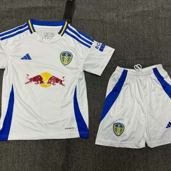 24/25 Leeds United Home Football Jersey Shirt Kids Size Suit