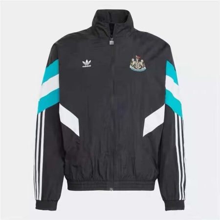 24/25 Newcastle United Windbreaker Black Soccer Jersey