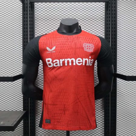 24/25 Player Version Leverkusen Home Football Jersey