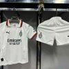 24/25 AC Milan Away Soccer Jersey Kids Size Suit