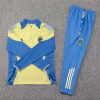 24/25 Ajax Half-Pull Training Suit Yellow Football Shirt Set