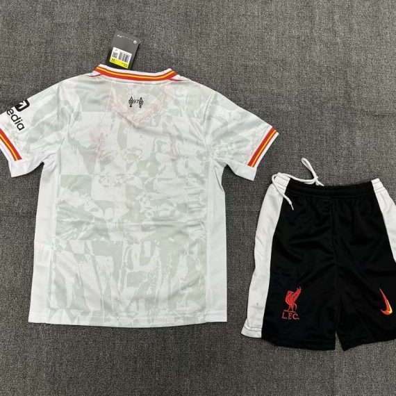 24/25 Liverpool Third Away Soccer Jersey Kids Size Suit