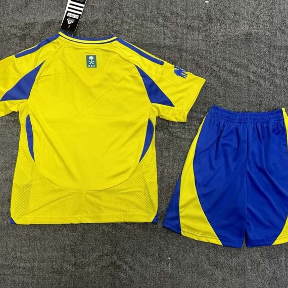 24/25 Al-Nassr Home Football Shirt Kids Size Suit