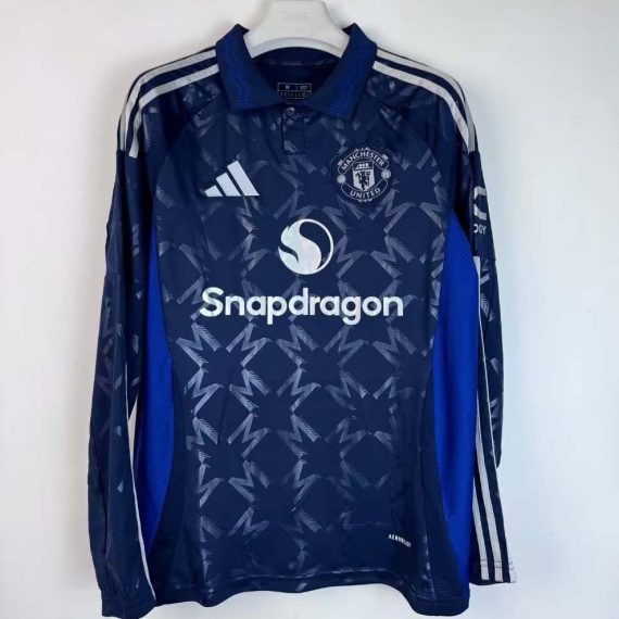 24/25 Long Sleeve Manchester United Away Football Shirt