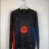 24/25 Long Sleeve Barcelona Away Football Shirt (New sponsor)