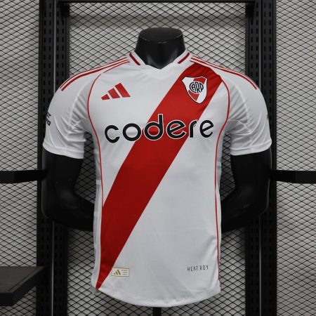 24/25 Player Version River Plate Home Football Jersey