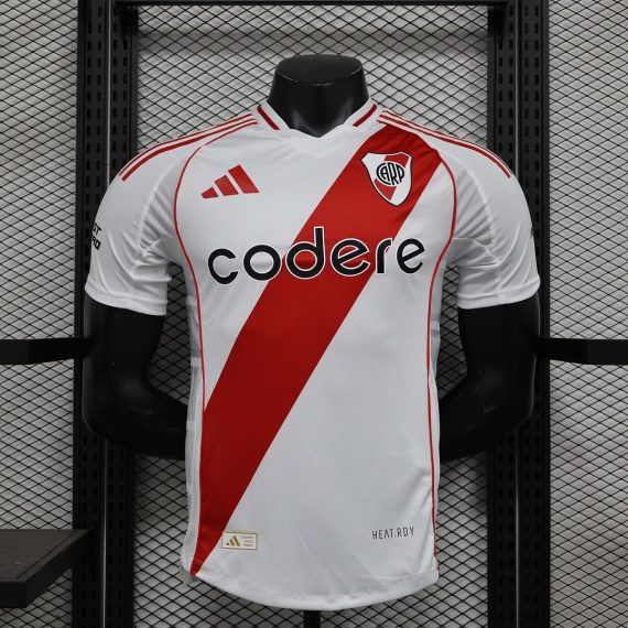 24/25 Player Version River Plate Home Football Jersey