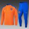 2024 Netherlands Half-Pull Training Suit Orange Football Shirt Set