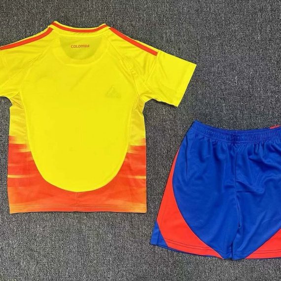 2024 Colombia Home Football Shirt Kids Size Suit