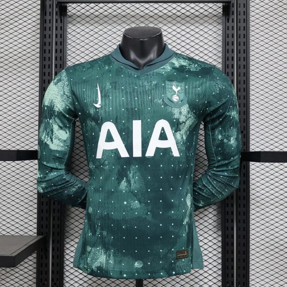 24/25 Player Version Long Sleeve Tottenham Third Away Football Shirt