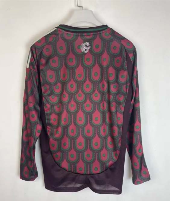 2024 Long Sleeve Mexico National Home Football Shirt