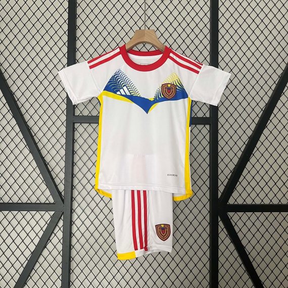 2024 Venezuela Away Football Shirt Kids Size Suit