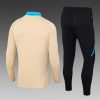 2024 Argentina Half-Pull Training Suit Khaki Football Shirt Set