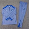 24/25 Internazionale Milan Half-Pull Training Suit Gray Football Jersey Set