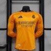 24/25 Player Version Long Sleeve Real Madrid Away Football Shirt