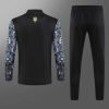2024 Brazil Half-Pull Training Suit Special Edition Jesus Black Football Shirt Set
