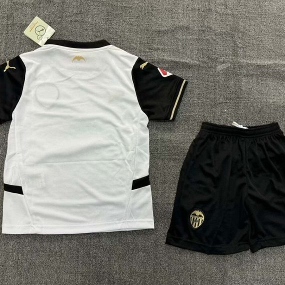 24/25 Valencia Home Football Shirt Kids Size Suit