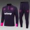 24/25 West Ham United Half-Pull Training Suit Purple Football Shirt Set