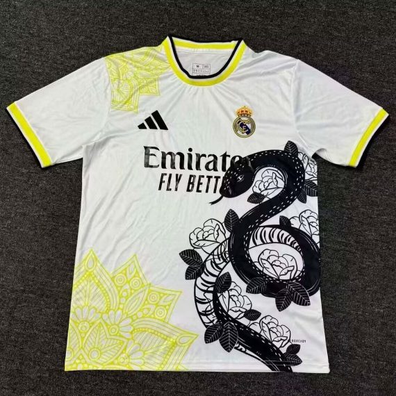24/25 Real Madrid Black snake Special Edition Football Shirt