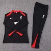24/25 Liverpool Half-Pull Training Suit Black Jersey Set