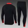 24/25 Liverpool Half-Pull Training Suit Black Jersey Set