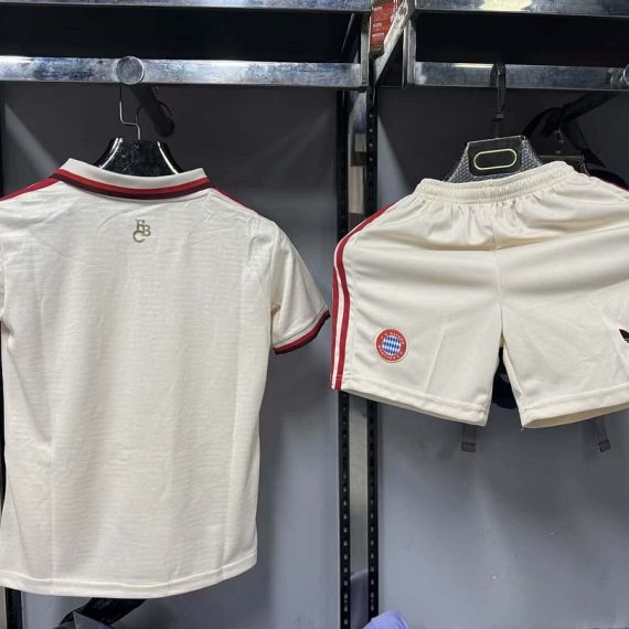 24/25 Bayern Munich Third Away Football Jersey Kids Size Suit