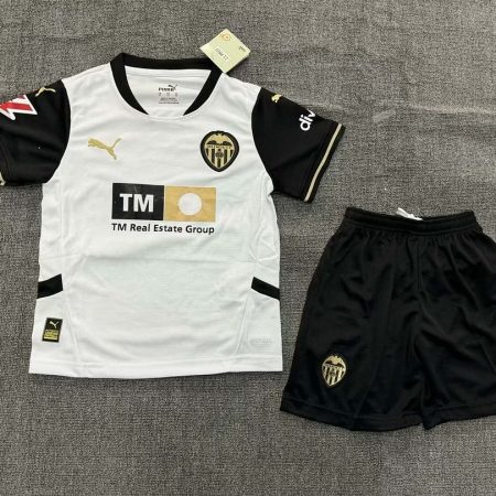 24/25 Valencia Home Football Shirt Kids Size Suit