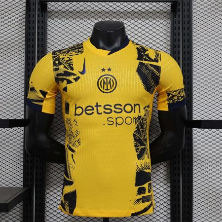 24/25 Player Version Inter Milan Third Away Football Jersey??Have sponsors??