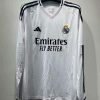 24/25 Long Sleeve Real Madrid Home Football Shirt
