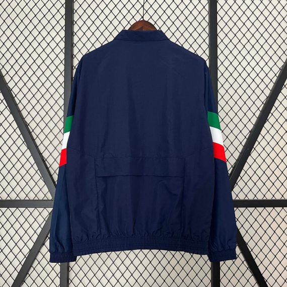 2024 Italy Windbreaker Navy blue Soccer Jersey
