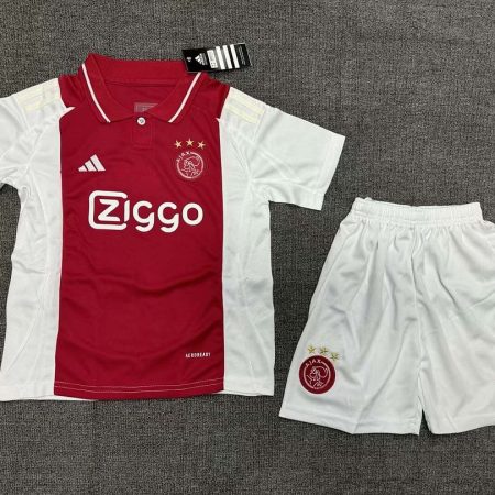 24/25 Ajax HomeFootball Shirt Kids Size Suit