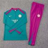 24/25 Psg Paris Saint-Germain Half-Pull Training Suit Blackish green Set