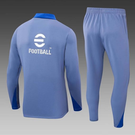 24/25 Internazionale Milan Half-Pull Training Suit Gray Football Jersey Set