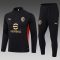 24/25 AC Milan Half-Pull Training Suit Black Soccer Jersey Set
