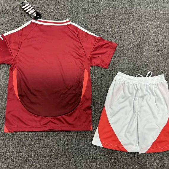 24/25 Manchester United Home Football Shirt Kids Size Suit