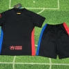 24/25 Barcelona Away Football Shirt Kids Size Suit(New sponsor)