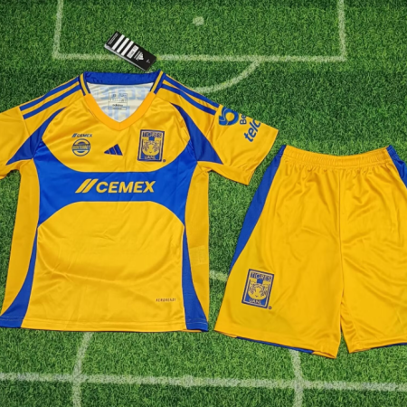 24/25 Tigres Home Football Shirt Kids Size Suit