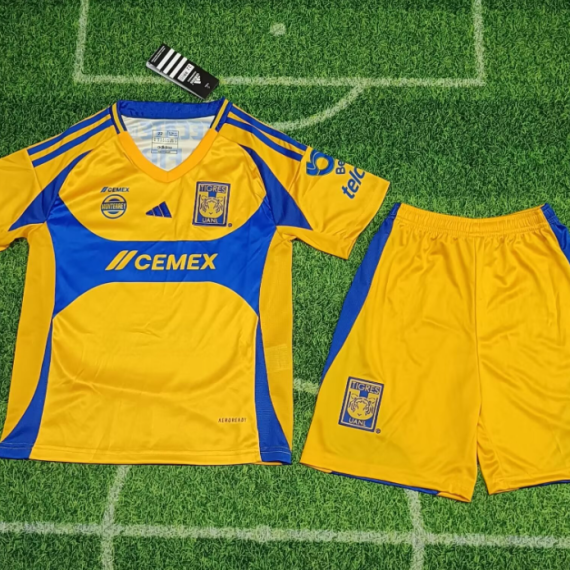 24/25 Tigres Home Football Shirt Kids Size Suit