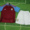 24/25 Aston Villa Home Football Shirt Kids Size Suit