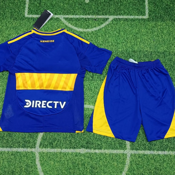 24/25 Boca Juniors Home Football Shirt Kids Size Suit