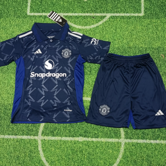24/25 Manchester United Away Football Shirt Kids Size Suit