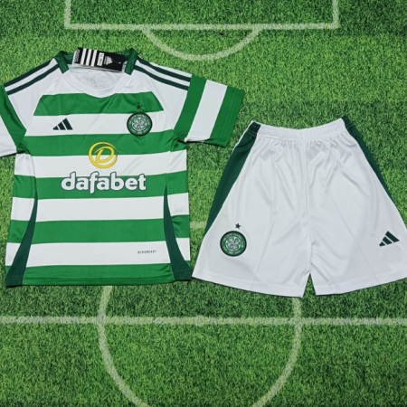 24/25 Celtic Home Football Shirt Kids Size Suit